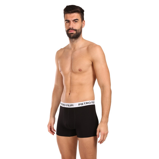 5PACK Boxershorts til mænd Pietro Filipi sort (5BCL003)