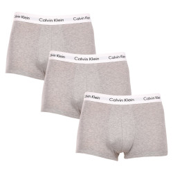 3PACK Boxershorts til mænd Calvin Klein grå (U2664G-KS0)