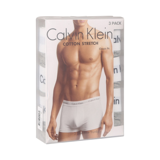 3PACK Boxershorts til mænd Calvin Klein grå (U2664G-KS0)