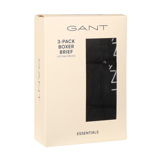 3PACK Boxershorts til mænd Gant sort (900013004-005)