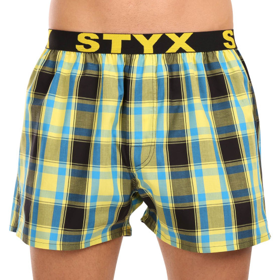 Boxershorts til mænd Styx sport gummi flerfarvet (B1033)