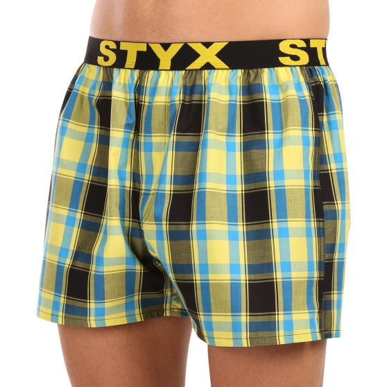 Boxershorts til mænd Styx sport gummi flerfarvet (B1033)