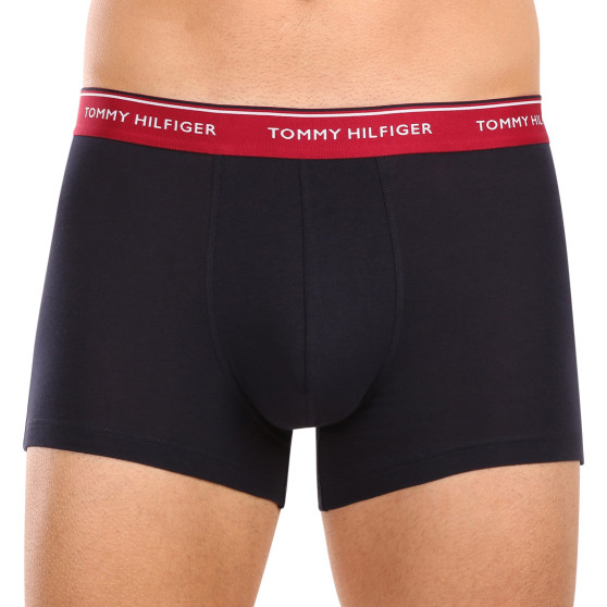 3PACK Boxershorts til mænd Tommy Hilfiger mørkeblå (UM0UM01642 0R6)