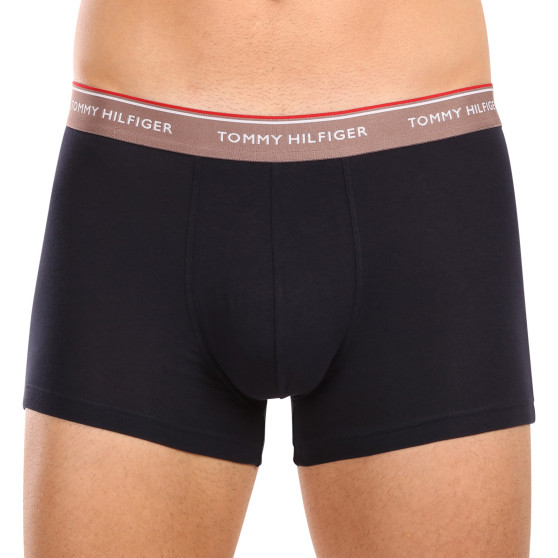 3PACK Boxershorts til mænd Tommy Hilfiger mørkeblå (UM0UM01642 0R6)