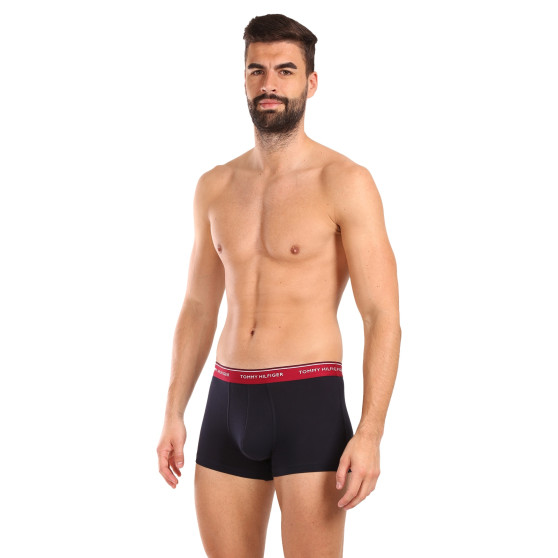 3PACK Boxershorts til mænd Tommy Hilfiger mørkeblå (UM0UM01642 0R6)