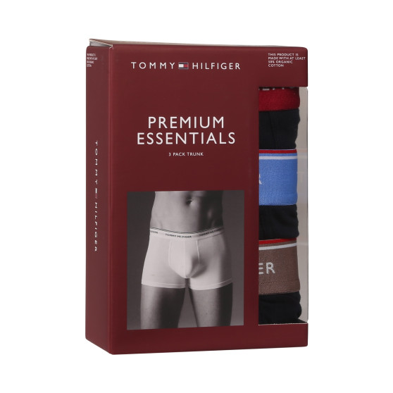 3PACK Boxershorts til mænd Tommy Hilfiger mørkeblå (UM0UM01642 0R6)