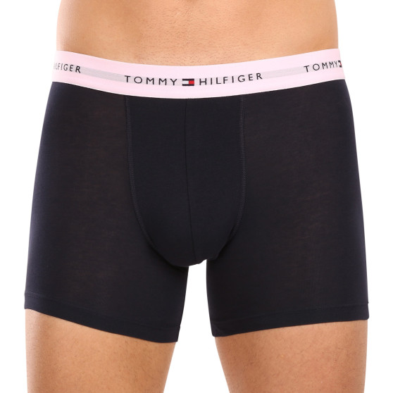 3PACK Boxershorts til mænd Tommy Hilfiger mørkeblå (UM0UM02765 0VH)