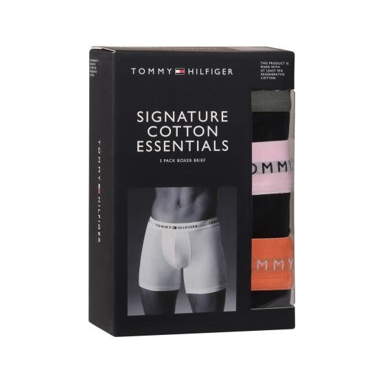 3PACK Boxershorts til mænd Tommy Hilfiger mørkeblå (UM0UM02765 0VH)