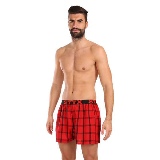 3PACK Boxershorts til mænd Styx sport elastik flerfarvet (3B103133)