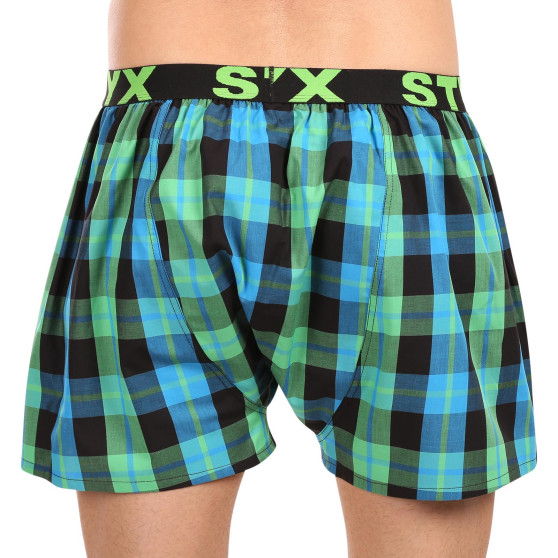 3PACK Boxershorts til mænd Styx sport elastik flerfarvet (3B103840)