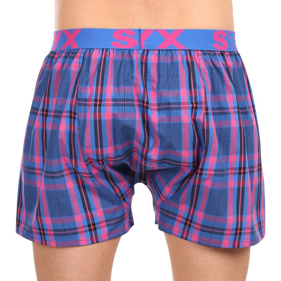 5PACK Boxershorts til mænd Styx sport elastik flerfarvet (5B103135)