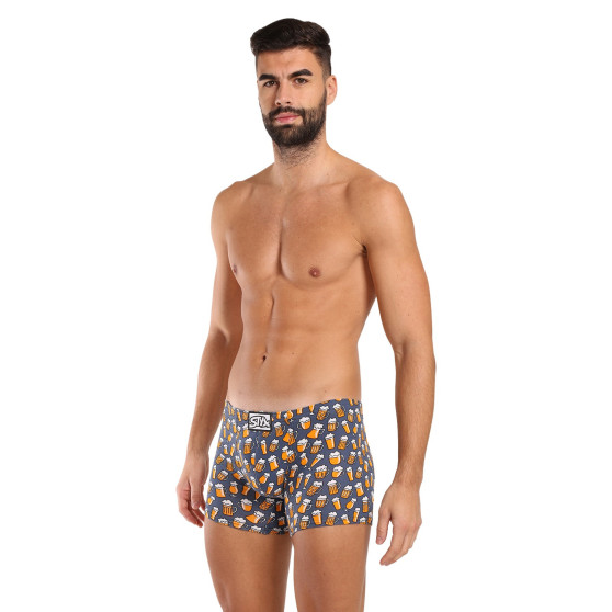 3PACK Boxershorts til mænd Styx long art klassisk gummi flerfarvet (3F13714)