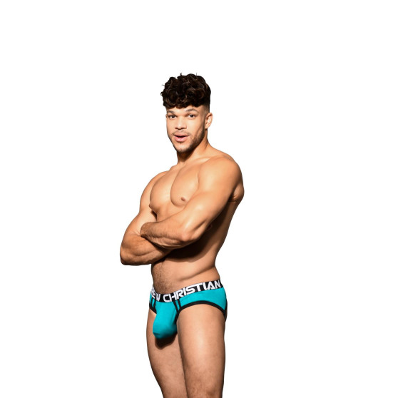 Andrew Christian Jockstraps til mænd, blå SHOW-IT (93091-TEAL)