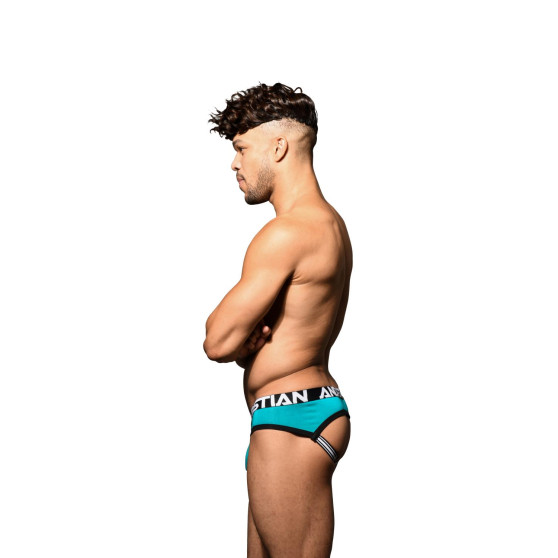 Andrew Christian Jockstraps til mænd, blå SHOW-IT (93091-TEAL)