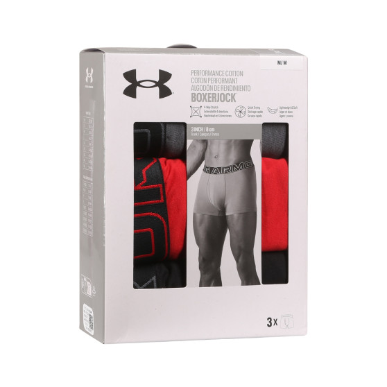 3PACK Boxershorts til mænd Under Armour flerfarvet (1383891 025)