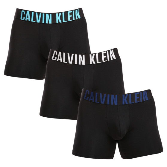 3PACK Boxershorts til mænd Calvin Klein sort (NB3609A-LXT)