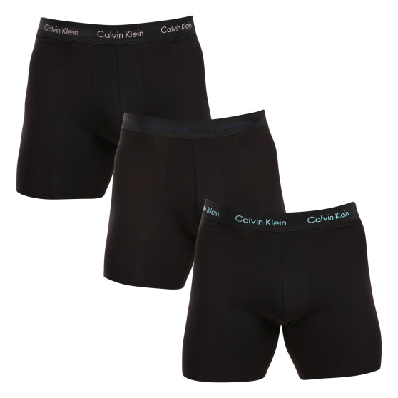 3PACK Boxershorts til mænd Calvin Klein sort (NB1770A-MXT)