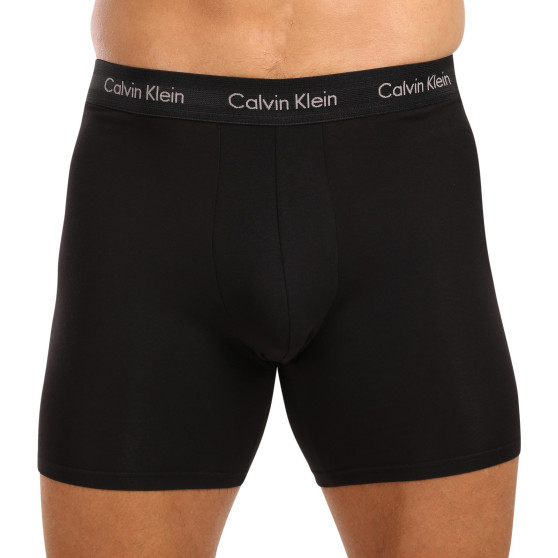 3PACK Boxershorts til mænd Calvin Klein sort (NB1770A-MXT)