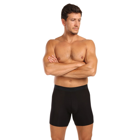 3PACK Boxershorts til mænd Calvin Klein sort (NB1770A-MXT)