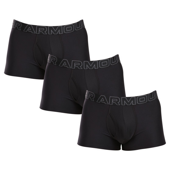 3PACK Boxershorts til mænd Under Armour sort (1383882 001)