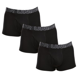 3PACK Boxershorts til mænd Under Armour sort (1383891 001)