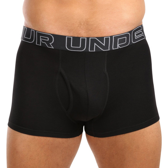 3PACK Boxershorts til mænd Under Armour sort (1383891 001)