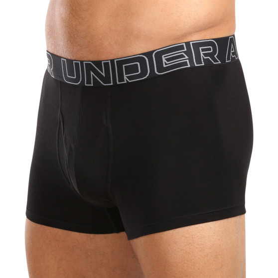 3PACK Boxershorts til mænd Under Armour sort (1383891 001)