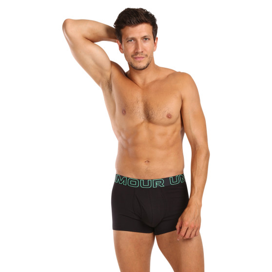 3PACK Boxershorts til mænd Under Armour sort (1383891 002)