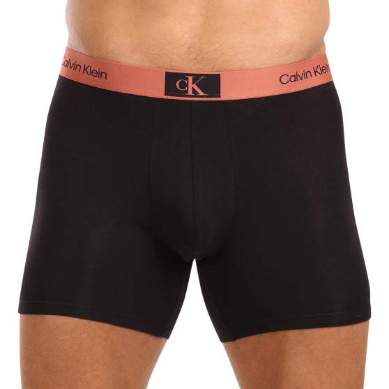 3PACK Boxershorts til mænd Calvin Klein sort (NB3529A-MTF)