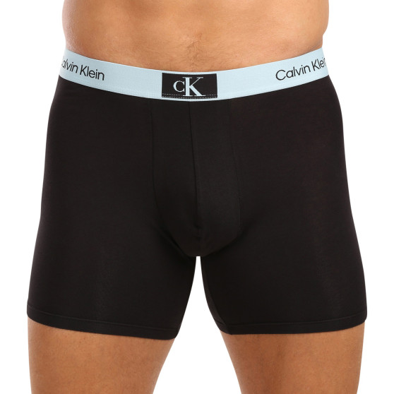 3PACK Boxershorts til mænd Calvin Klein sort (NB3529A-MTF)