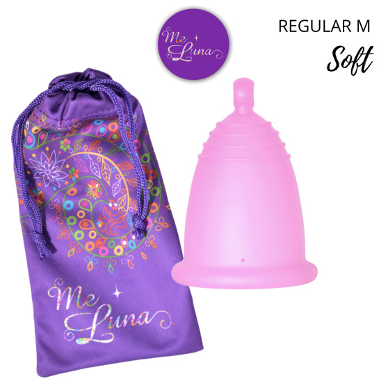 Menstruationskop Me Luna Soft M med kugle pink (MELU002)