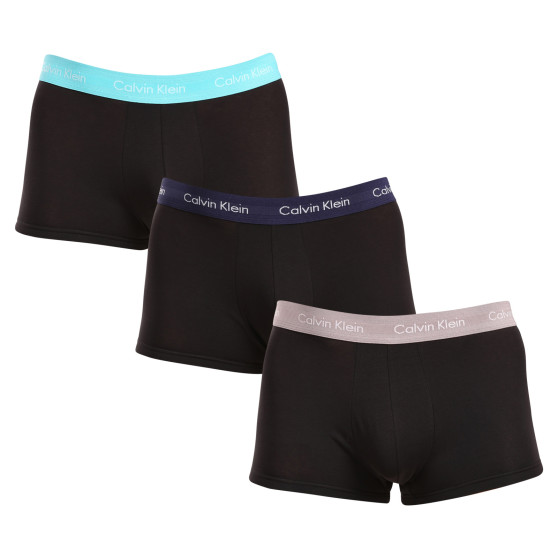 3PACK Boxershorts til mænd Calvin Klein sort (U2664G-MXW)