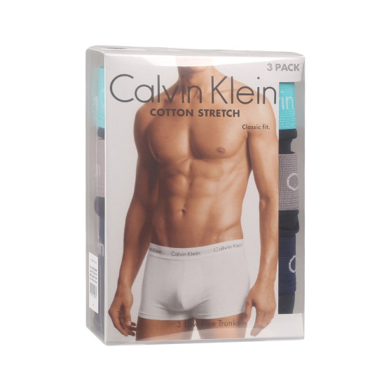 3PACK Boxershorts til mænd Calvin Klein sort (U2664G-MXW)