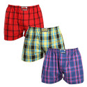 3PACK Boxershorts til mænd Styx classic elastic flerfarvet (3A103123)