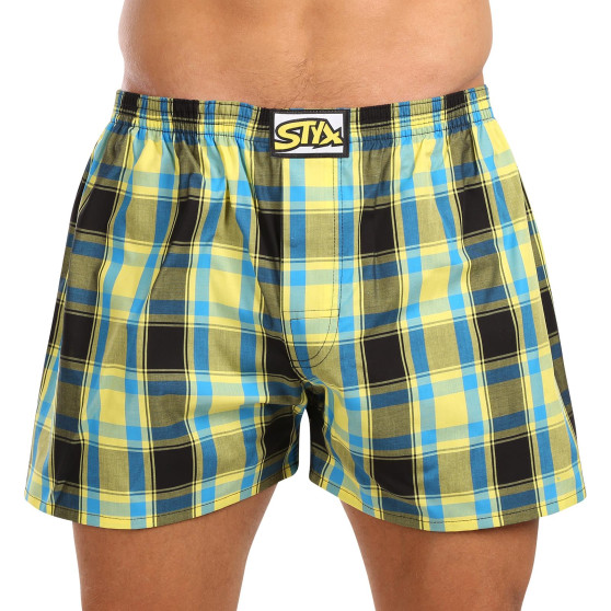 3PACK Boxershorts til mænd Styx classic elastic flerfarvet (3A103123)