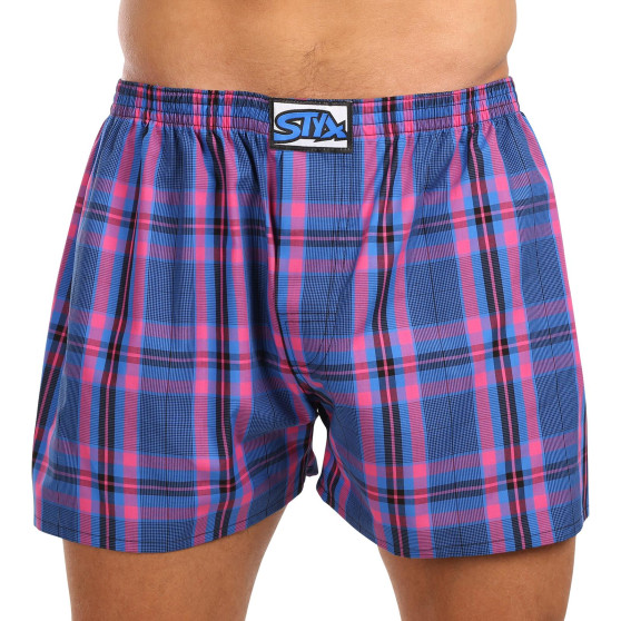 3PACK Boxershorts til mænd Styx classic elastic flerfarvet (3A103123)