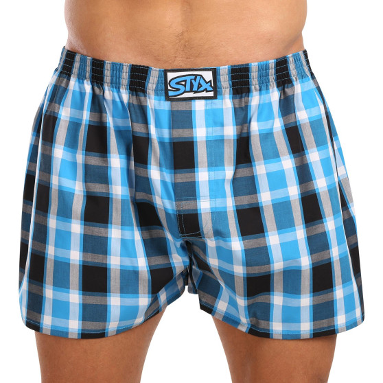 3PACK Boxershorts til mænd Styx classic elastic flerfarvet (3A103456)