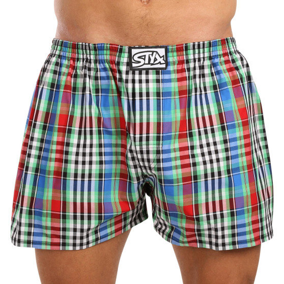 3PACK Boxershorts til mænd Styx classic elastic flerfarvet (3A103456)