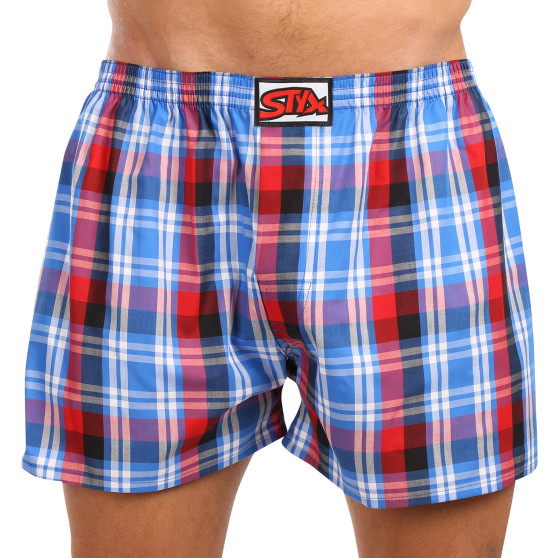 3PACK Boxershorts til mænd Styx classic elastic flerfarvet (3A103789)