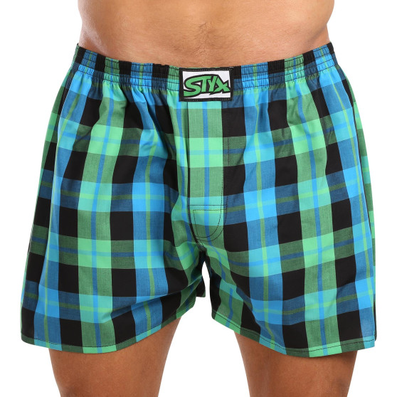 3PACK Boxershorts til mænd Styx classic elastic flerfarvet (3A103789)