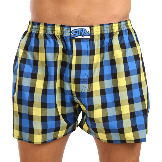 3PACK Boxershorts til mænd Styx classic elastic flerfarvet (3A103789)