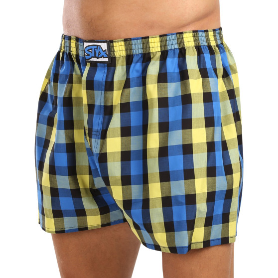 3PACK Boxershorts til mænd Styx classic elastic flerfarvet (3A103890)