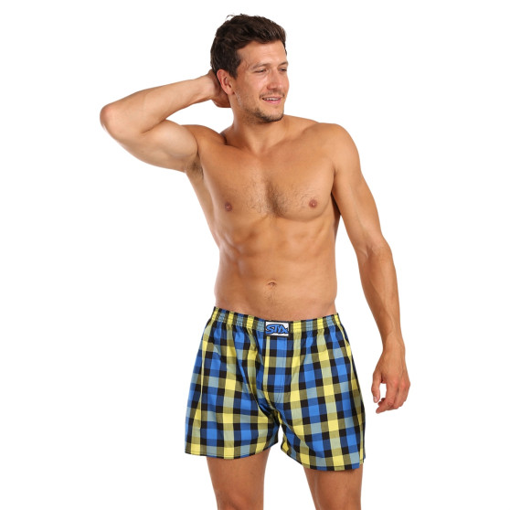 3PACK Boxershorts til mænd Styx classic elastic flerfarvet (3A103890)