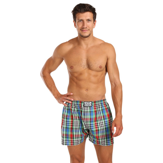 5PACK Boxershorts til mænd Styx classic elastic flerfarvet (5A103640)