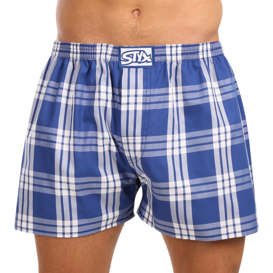 5PACK Boxershorts til mænd Styx classic elastic flerfarvet (5A103640)