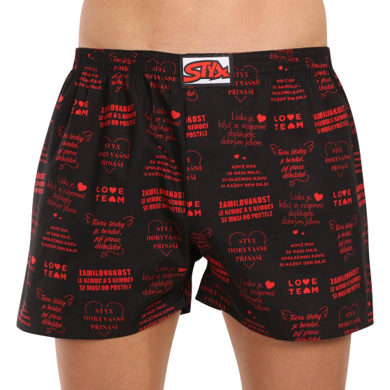 10PACK Boxershorts til mænd Styx art klassisk gummi flerfarvet (10A147374790789)