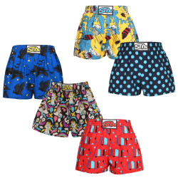 5PACK Børneshorts Styx art klassisk gummi flerfarvet (5J1181909)