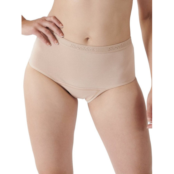 Shreddies Funktionelle trusser til kvinder mod luft i maven Hi-Waist Beige (SHRED102B)