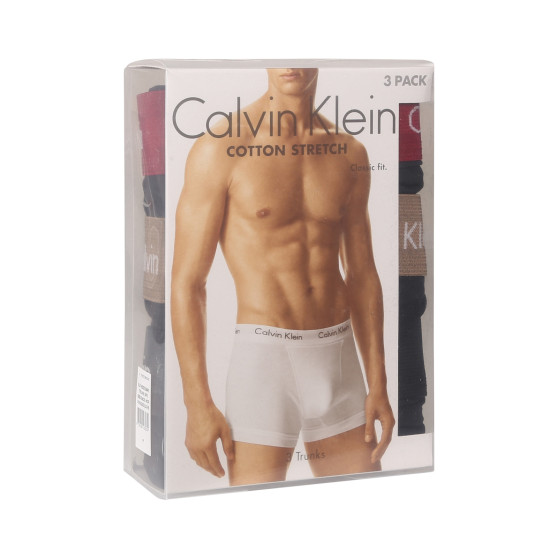 3PACK Boxershorts til mænd Calvin Klein sort (U2662G-NOP)