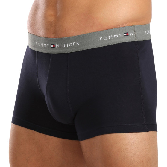 3PACK Boxershorts til mænd Tommy Hilfiger mørkeblå (UM0UM02763 0T9)